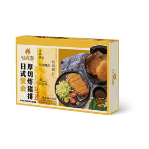 日式黄金厚切炸猪排/640克